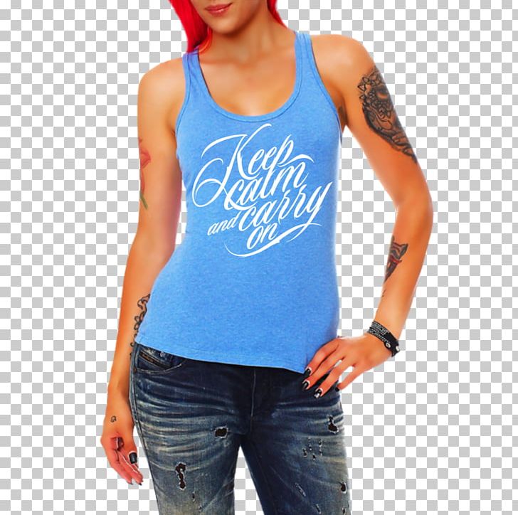 T-shirt Top Clothing Woman Sleeve PNG, Clipart, Active Tank, Arm, Blouse, Blue, Clothing Free PNG Download