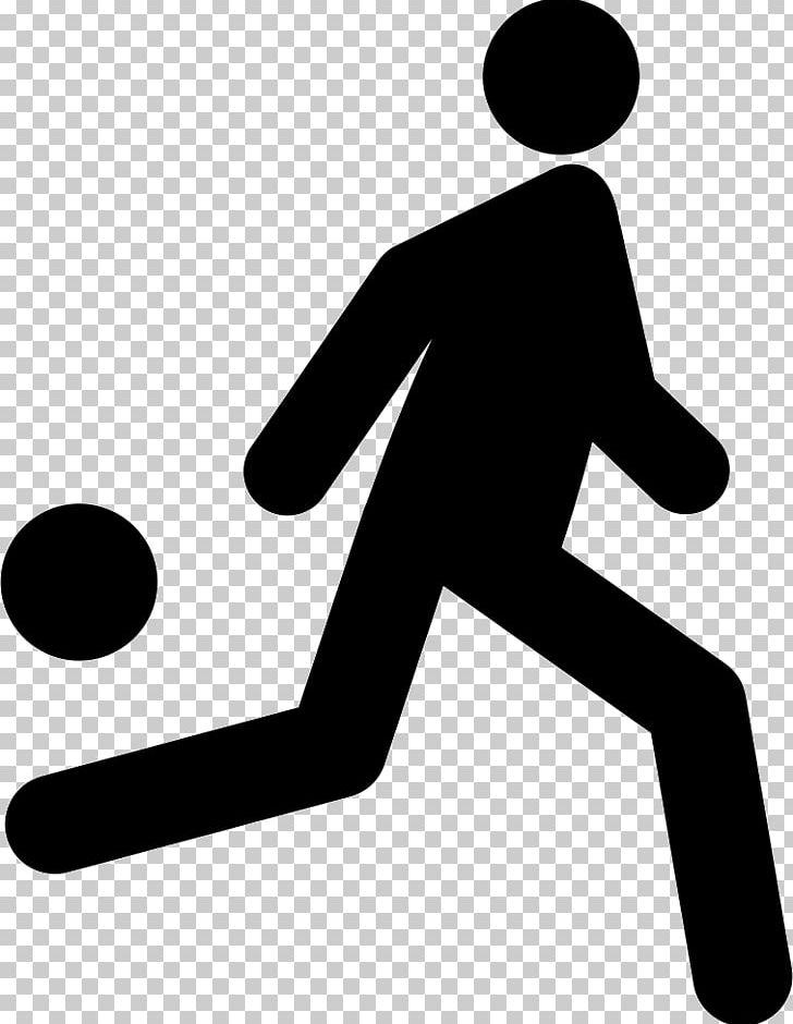 Football Player Sports Computer Icons PNG, Clipart, Ball, Black, Black And White, Computer Icons, Finger Free PNG Download