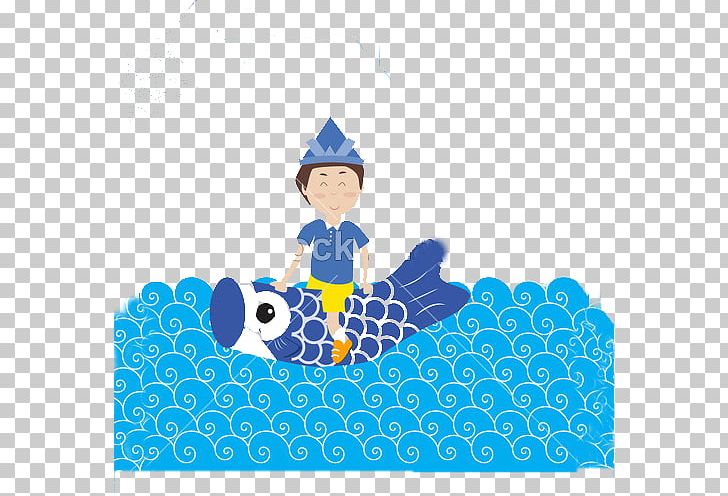 Japan Childrens Day Koinobori Illustration PNG, Clipart, Art, Blue, Blue Sea Water, Boy, Carp Free PNG Download