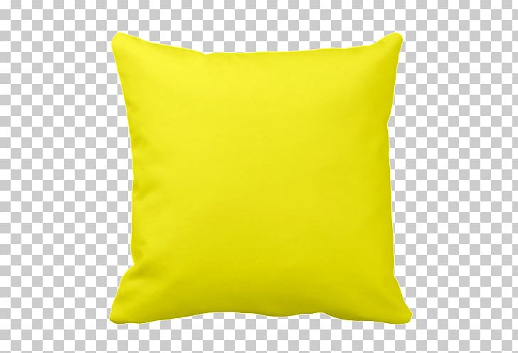 Throw Pillows Cushion T-shirt Yellow PNG, Clipart, Color, Cotton, Cushion, Furniture, Linen Free PNG Download