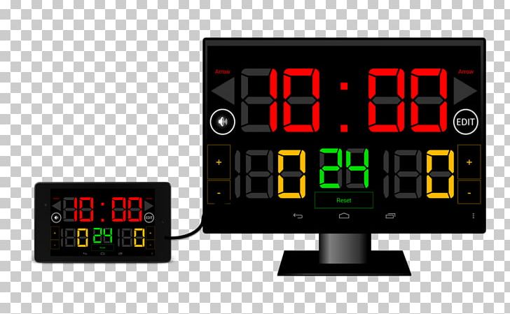 Scoreboard Display Device Cartoon Basketball Go Game Clock PNG, Clipart, Alarm Clock, Android, Basketball, Basketball Court, Cartoon Basketball Free PNG Download