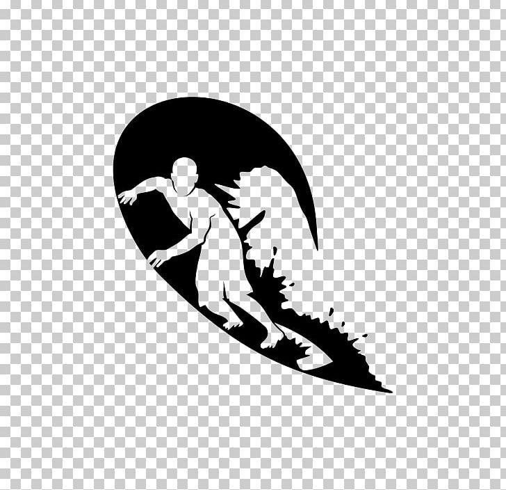 Sticker Adhesive Surfing Vinyl Group PNG, Clipart, Adhesive, Black And White, Canyoning, Die, Fictional Character Free PNG Download