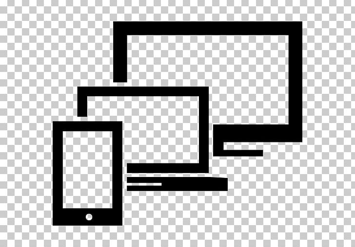 Responsive Web Design Laptop Computer Monitors Computer Icons PNG, Clipart, Angle, Area, Black, Black And White, Brand Free PNG Download