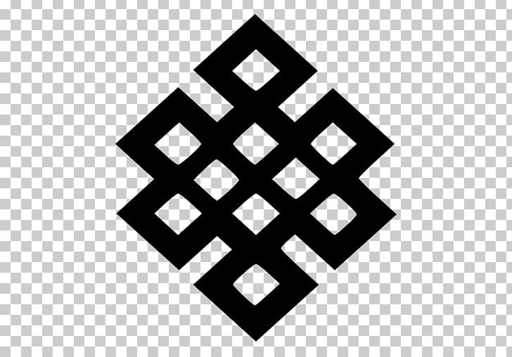 Endless Knot Tibetan Buddhism Buddhist Symbolism Eternity PNG, Clipart, Angle, Area, Black, Black And White, Brand Free PNG Download