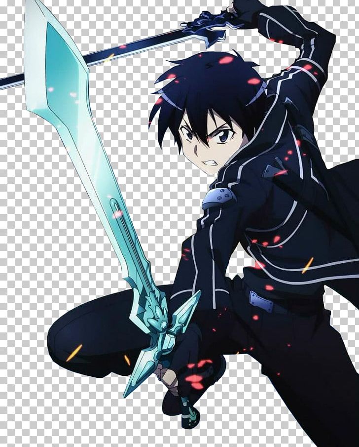 Kirito Asuna Sword Art Online 1: Aincrad Anime PNG, Clipart, Aincrad, Anime, Art, Asuna, Black Hair Free PNG Download