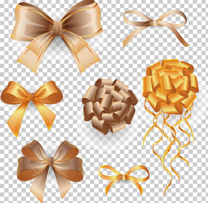 Shoelace Knot Gold Ribbon PNG, Clipart, Beautifully Vector, Bow, Bow Tie, Bow Vector, Christmas Decoration Free PNG Download