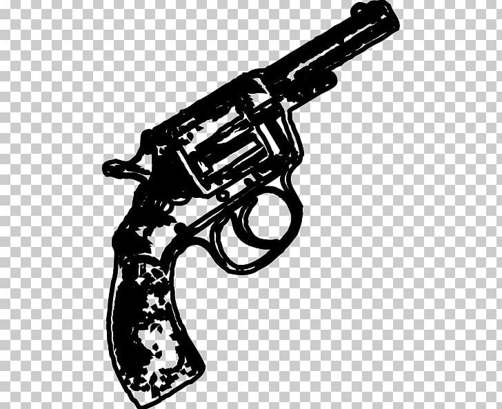 Revolver Firearm PNG, Clipart, Black And White, Brass Instrument, Clip, Firearm, Gun Free PNG Download