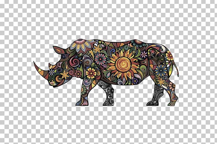 Rhinoceros Tattoo Pattern PNG, Clipart, Animal, Animals, Art, Bull, Bull Dog Free PNG Download