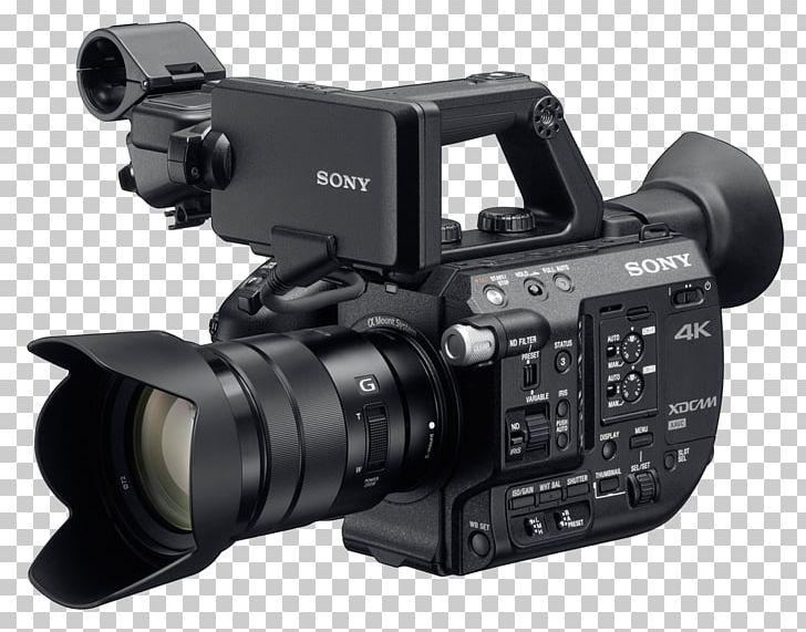 Super 35 Sony XDCAM PXW-FS5 Digital Movie Camera Sony α PNG, Clipart, 4k Resolution, 5 K, Camcorder, Camera, Camera Accessory Free PNG Download