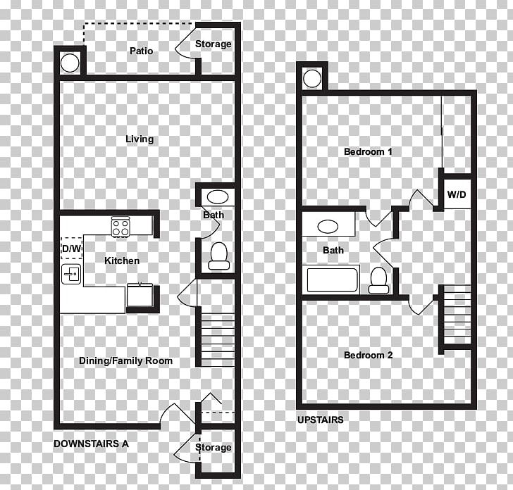 Everett Floor Plan Glen At North Creek Apartment Townhouse PNG, Clipart, Angle, Apartment, Area, Bedroom, Black And White Free PNG Download