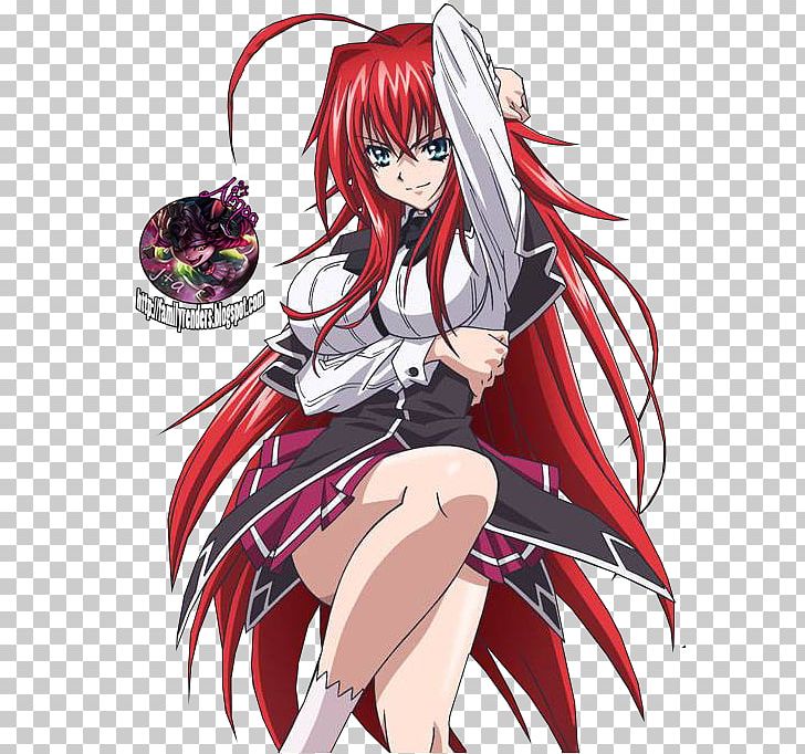 Rias Gremory Anime Mangaka High School DxD PNG - Free Download.