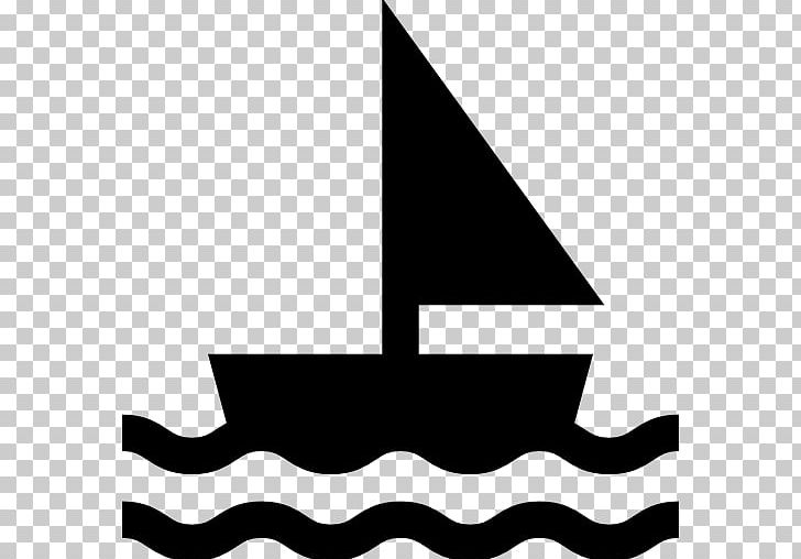 Computer Icons Sailing Sailboat PNG, Clipart, Angle, Black, Black And White, Boat, Brand Free PNG Download