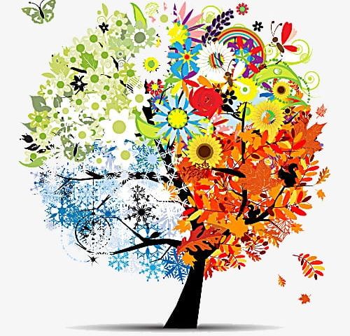 Four Seasons Tree PNG, Clipart, Four, Four Clipart, Four Clipart, Four Seasons Tree, Seasonal Free PNG Download