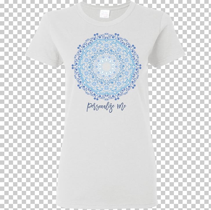 T-shirt Mandala Sleeve Blue PNG, Clipart, Active Shirt, Blue, Boyfriend, Clothing, Dolman Free PNG Download