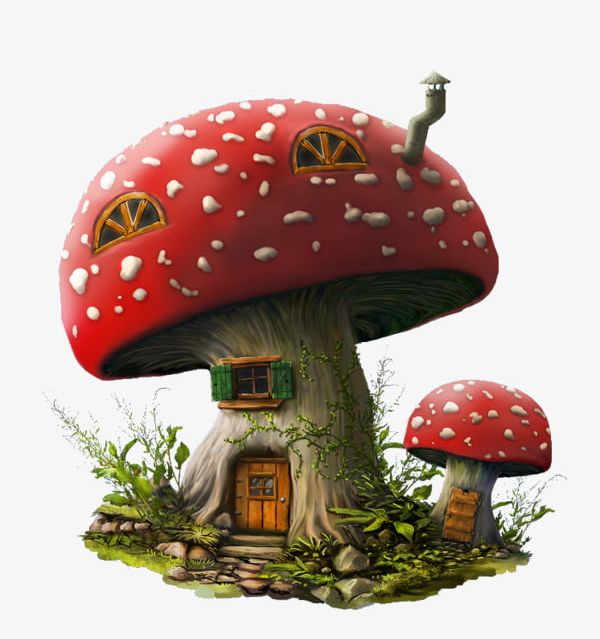 Mushroom House PNG, Clipart, Cartoon, Creative, Hand, Hand Painted, House Free PNG Download