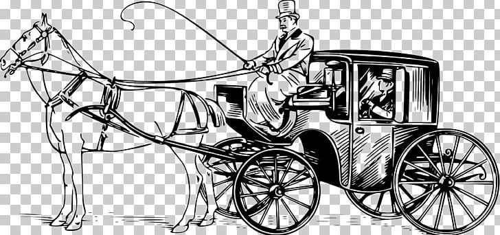 Carriage Transport Horse And Buggy Brougham PNG, Clipart, Animals, Automotive Design, Black And White, Car, Carriage Free PNG Download