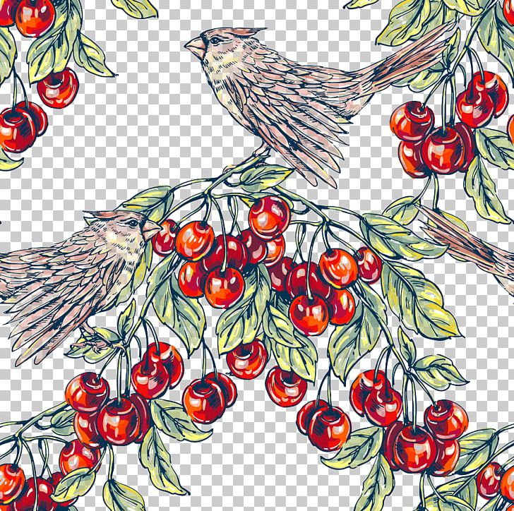 Painting Illustration PNG, Clipart, Beak, Bird, Bird Cage, Birds, Branch Free PNG Download