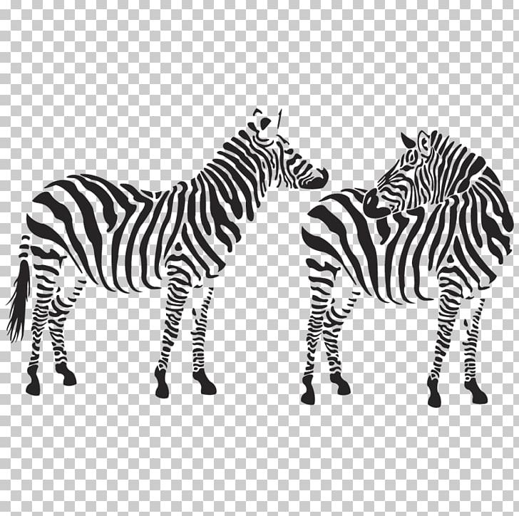 Quagga Paper Zebra Horse Wall Decal PNG, Clipart, Animal Figure, Black And White, Decoratie, Grass, Horse Free PNG Download