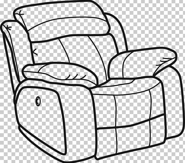 Recliner Chair Couch Furniture PNG, Clipart, Angle, Area, Bed, Black And White, Chair Free PNG Download