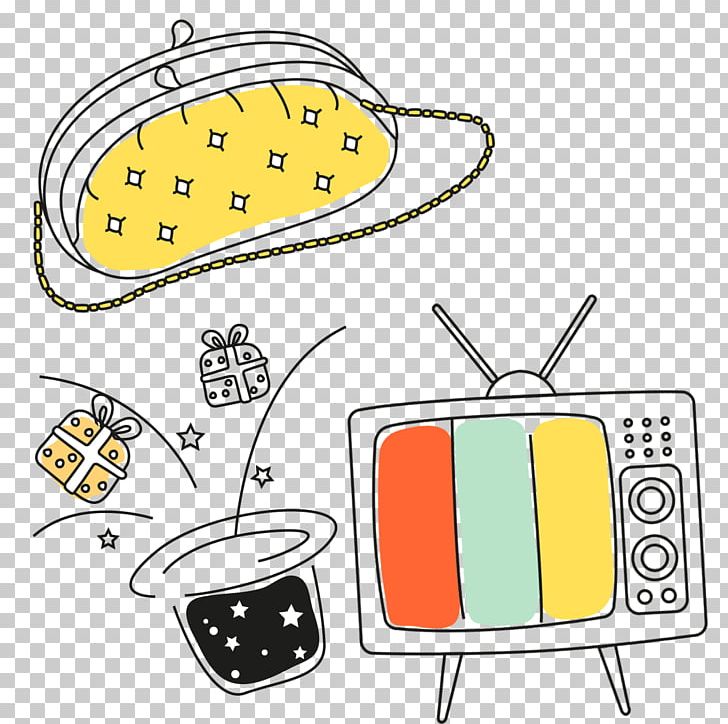 Television Cartoon Illustration PNG, Clipart, Area, Bags, Computer, Decoration, Designer Free PNG Download