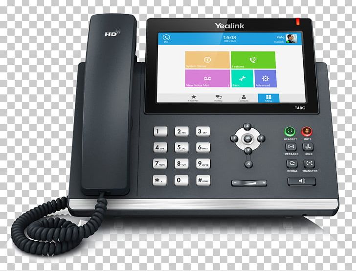 Yealink SIP-T48G VoIP Phone Session Initiation Protocol Voice Over IP Telephone PNG, Clipart, Business Telephone System, Communication, Electronics, Gadget, Others Free PNG Download