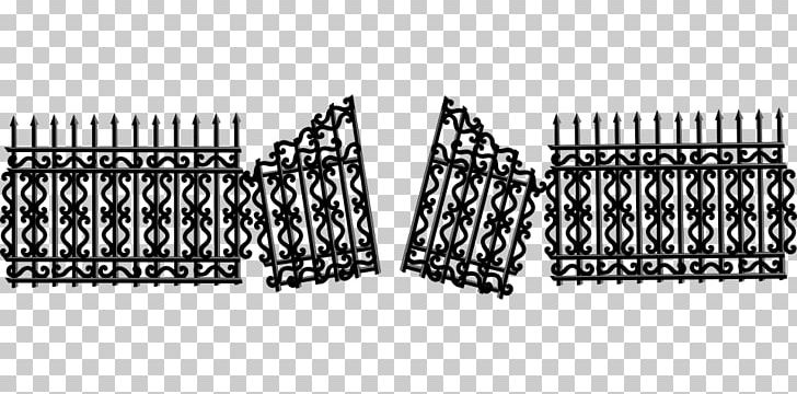 Fence Drawing Gate PNG, Clipart, Barricade, Black And White, Cit, Download, Drawing Free PNG Download
