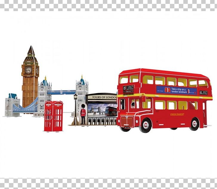 Jigsaw Puzzles Toy 3D-Puzzle CubicFun 3D Puzzle C-Series "Tour In London PNG, Clipart, 3 D, 3d Computer Graphics, Big Ben, Cubicfun, Double Decker Bus Free PNG Download