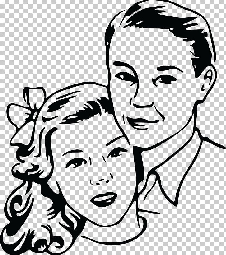 Black And White Drawing PNG, Clipart, Arm, Black, Conversation, Couple, Encapsulated Postscript Free PNG Download