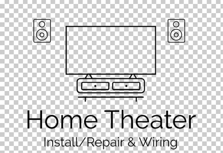 Home Theater Systems Cinema Document Technology Logo PNG, Clipart, Angle, Apple, Area, Black And White, Book Free PNG Download
