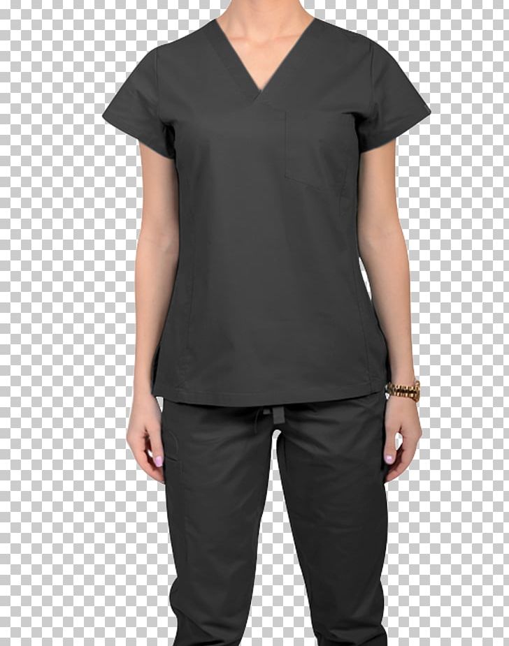 T-shirt Sleeve Scrubs Polo Shirt Clothing PNG, Clipart, Black, Clothing, Coat, Costume, Joint Free PNG Download