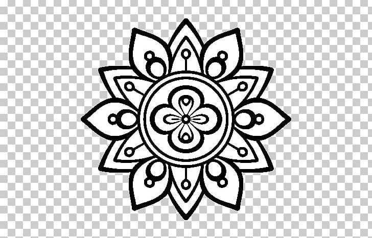 Drawing Mandala Coloring Book Painting PNG, Clipart, Angle, Arabesque, Area, Art, Black And White Free PNG Download