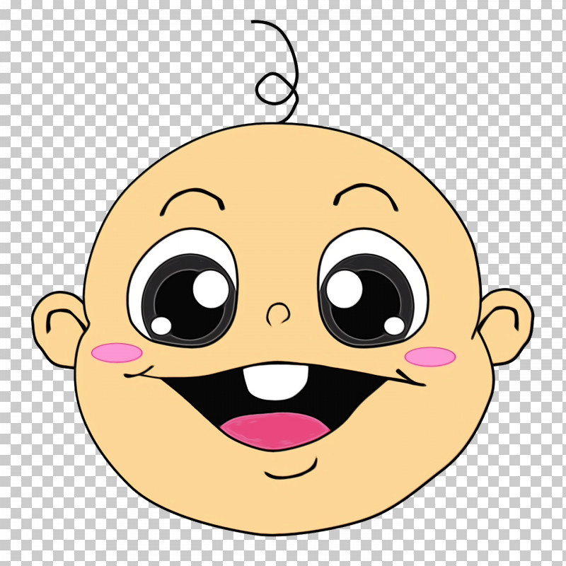 Cartoon Cuteness Smile Infant PNG, Clipart, Cartoon, Cuteness, Infant, Paint, Smile Free PNG Download