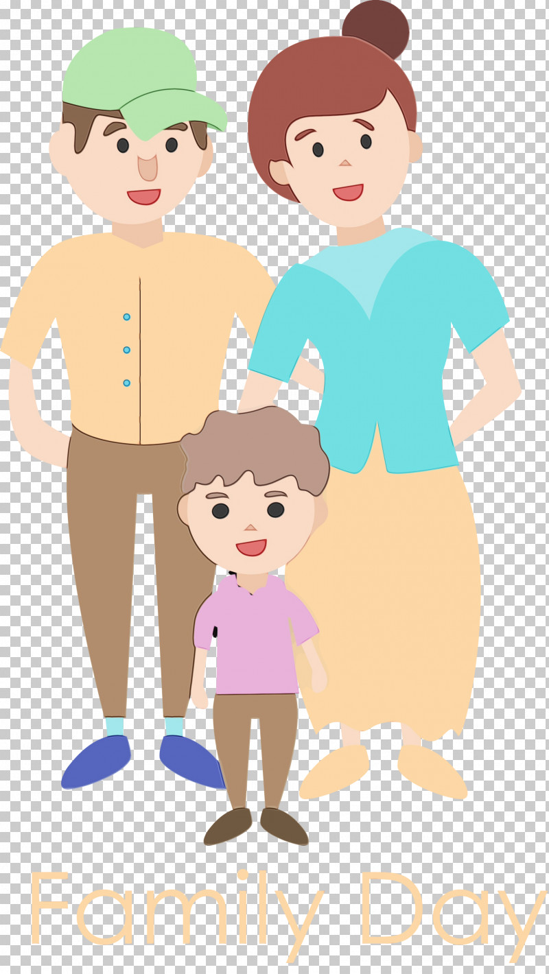 Cartoon Male Child Sharing Father PNG, Clipart, Cartoon, Child, Family, Family Day, Father Free PNG Download
