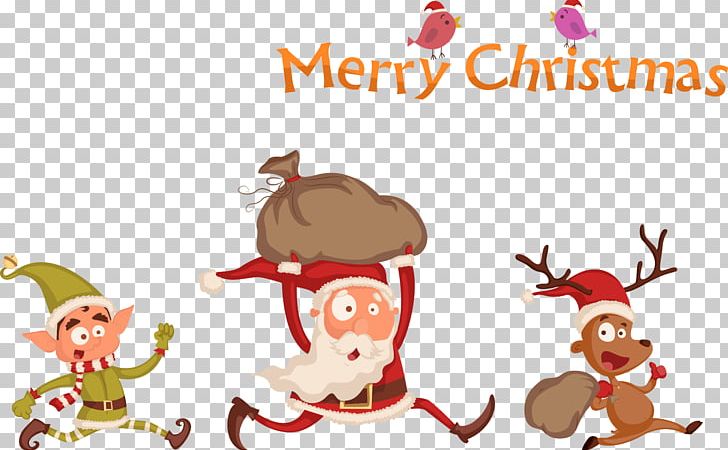 Santa Claus's Reindeer Santa Claus's Reindeer Christmas Illustration PNG, Clipart, Birds, Christmas, Christmas Decoration, Clip Art, Creative Christmas Free PNG Download