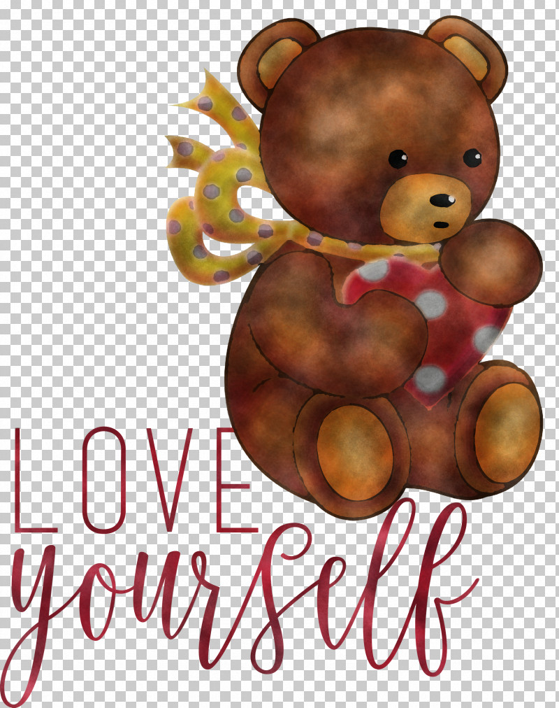 Love Yourself Love PNG, Clipart, Beanie Babies, Bears, Cartoon, Line Art, Love Free PNG Download