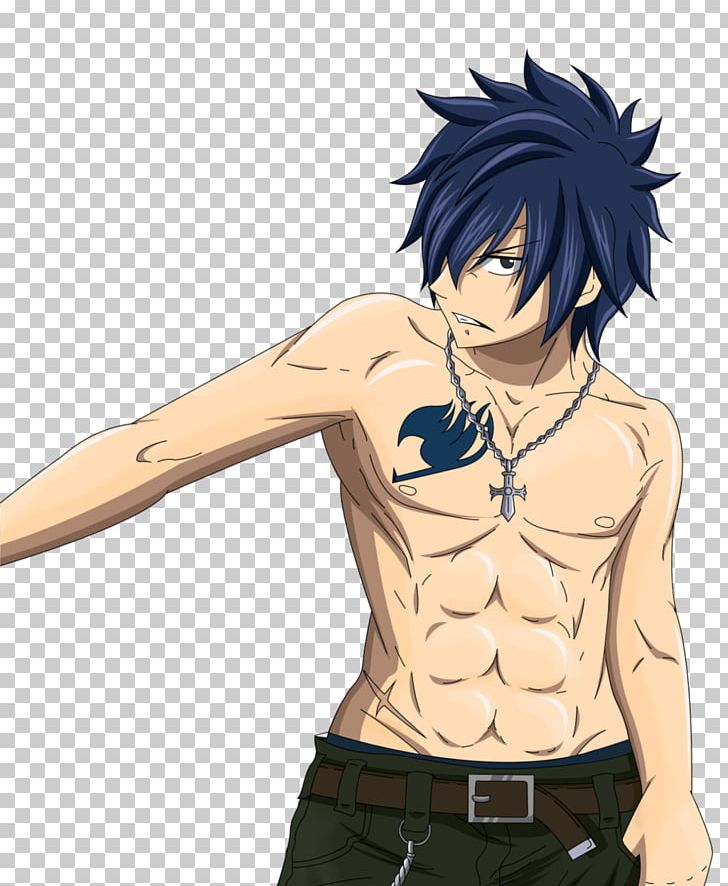 Gray Fullbuster Erza Scarlet Natsu Dragneel Fairy Tail PNG, Clipart, Anime, Arm, Barechestedness, Black Hair, Brown Hair Free PNG Download