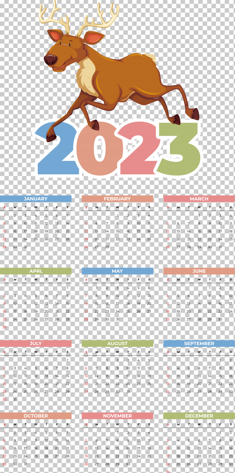 Reindeer PNG, Clipart, Biology, Calendar, Cartoon, Geometry, Line Free PNG Download