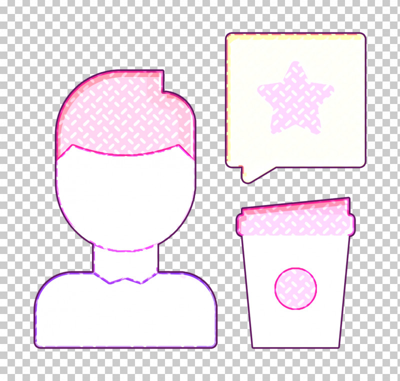 Review Icon Coffee Icon PNG, Clipart, Coffee Icon, Magenta, Pink, Review Icon Free PNG Download