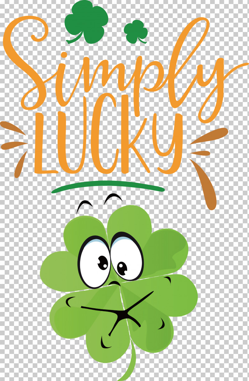 Simply Lucky Lucky St Patricks Day PNG, Clipart, Cartoon, Flower, Fruit, Happiness, Leaf Free PNG Download