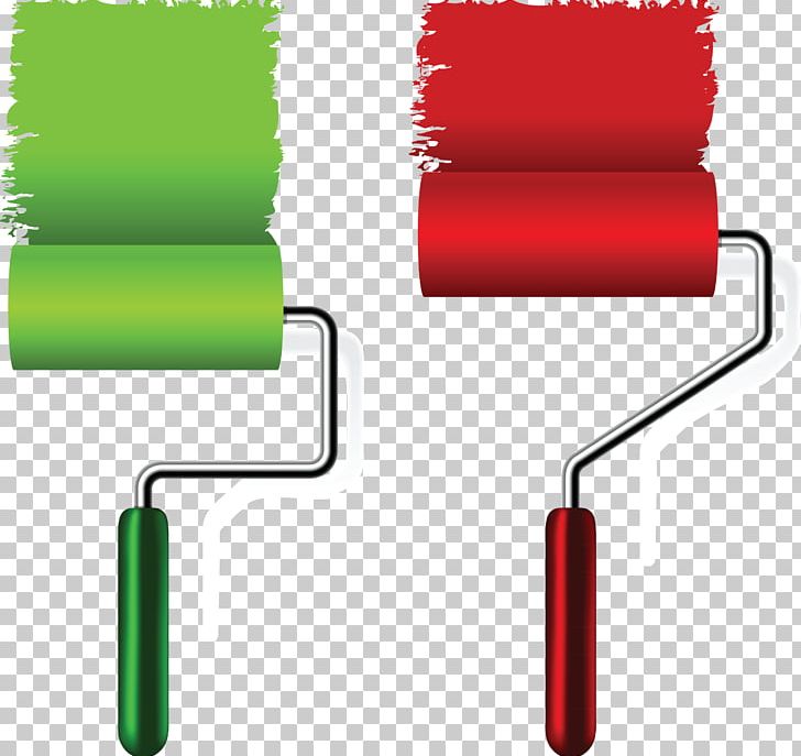 Paint Rollers Paintbrush PNG, Clipart, Angle, Art, Brush, Color, Line Free PNG Download
