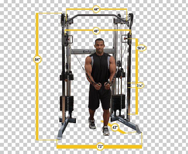 Pulley Functional Training Cable Machine Fitness Centre PNG