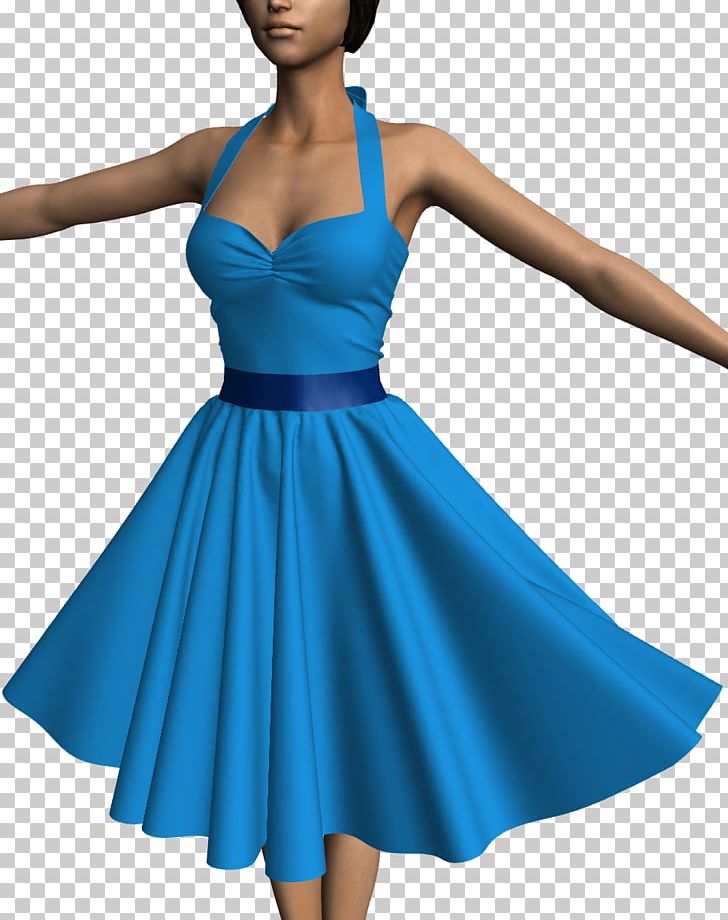 Dress Electric Blue Aqua Cobalt Blue Turquoise PNG, Clipart, Aqua, Blue, Clothing, Cobalt Blue, Cocktail Dress Free PNG Download