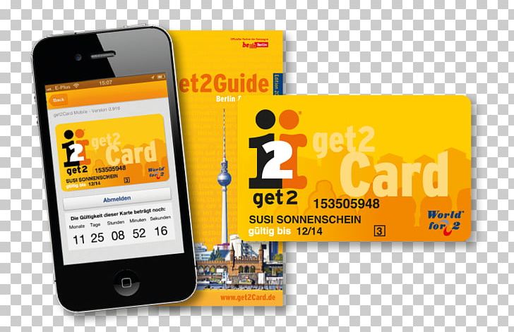 Smartphone Get2Card Hippo Tourismus UG (haftungsbeschränkt) Mo Media GmbH Get2Berlin PNG, Clipart, Advertising, Berlin, Brand, Communication Device, Display Advertising Free PNG Download