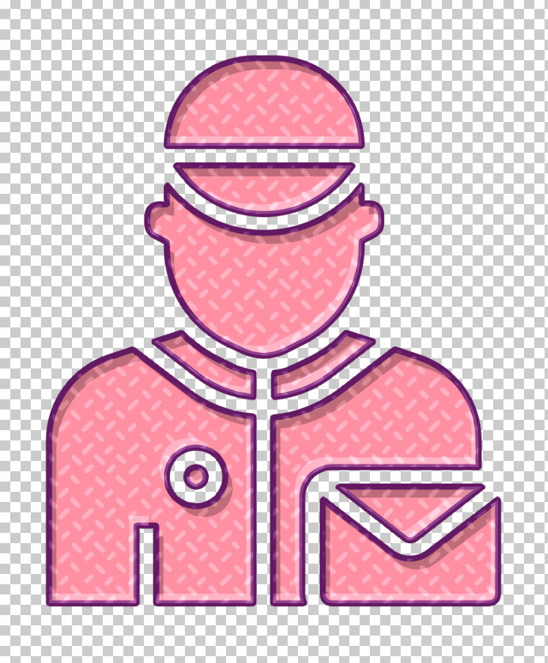Jobs And Occupations Icon Postman Icon PNG, Clipart, Jobs And Occupations Icon, Line, Pink, Postman Icon Free PNG Download