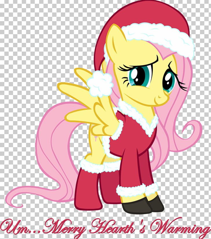 Fluttershy Pony Pinkie Pie Derpy Hooves Rainbow Dash PNG, Clipart, Cartoon, Christmas, Equestria, Fictional Character, Holidays Free PNG Download