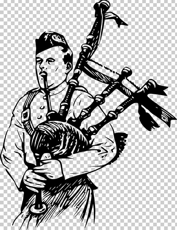 Bagpipes Musical Instruments PNG, Clipart, Art, Bagpipe, Bagpipes, Black And White, Cartoon Free PNG Download