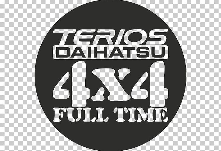 Daihatsu Terios Car Logo Adhesive Tape PNG, Clipart, Adhesive Tape, Area, Black And White, Brand, Car Free PNG Download