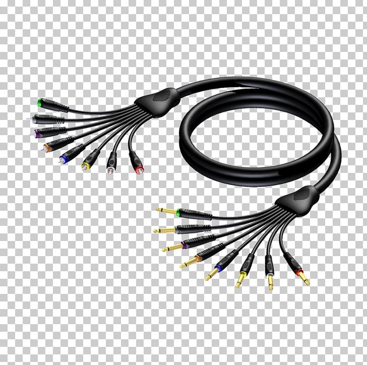 XLR Connector Audio Multicore Cable Electrical Cable Analog Signal PNG, Clipart, 8 X, Adapter, Analog Signal, Audio, Audio Multicore Cable Free PNG Download
