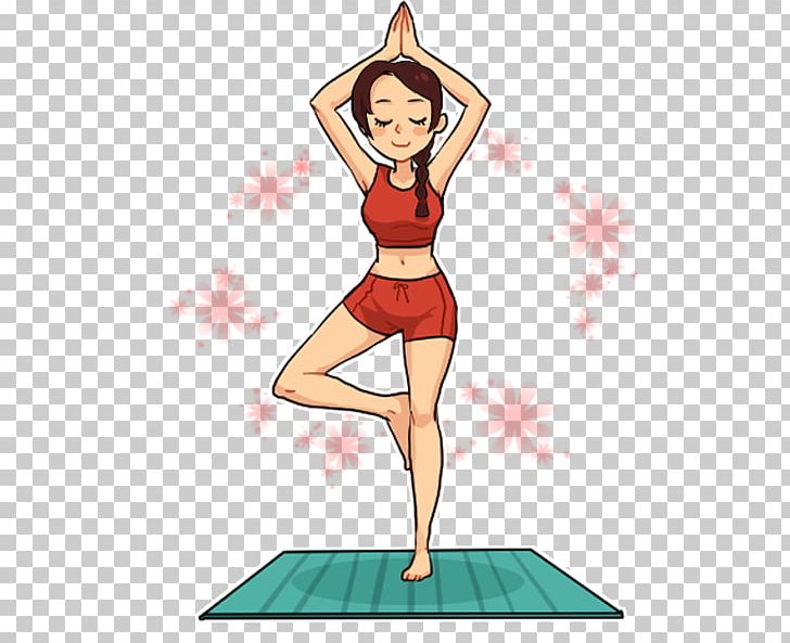 Physical Fitness Yoga Cartoon PNG, Clipart, Abdomen, Arm, Art, Balance, Drawing Free PNG Download