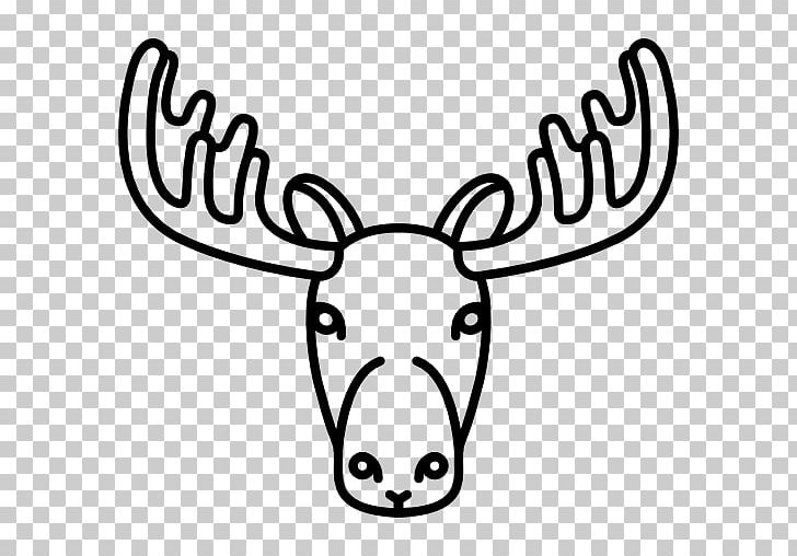 Reindeer Drawing Moose PNG, Clipart, Animal, Antler, Black And White, Cartoon, Child Free PNG Download